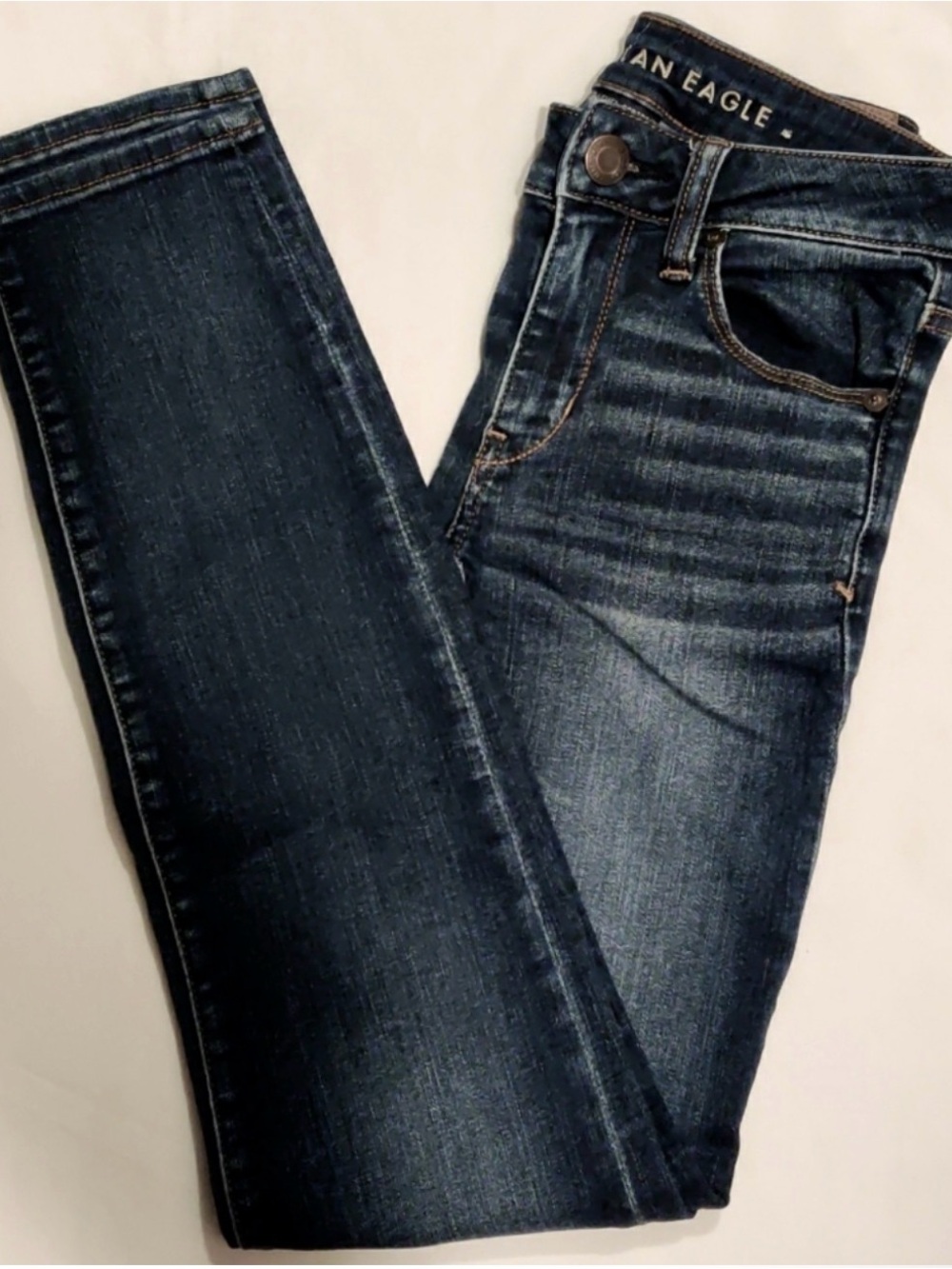 American Eagle Outfitters Dark Blue Skinny Jeans size 0